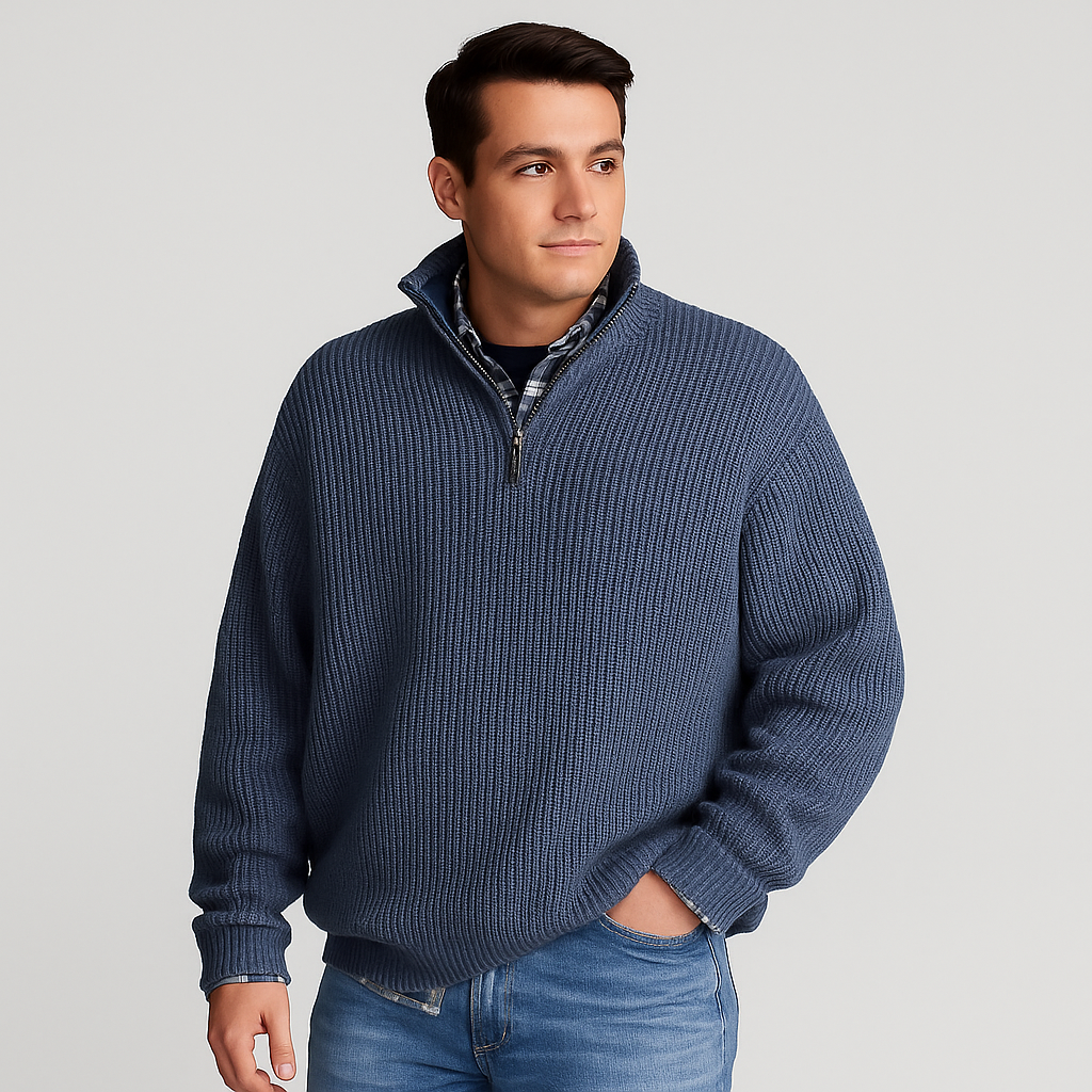 Dylan | Pull printemps homme demi-zip