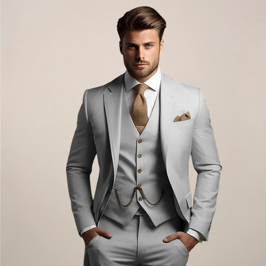 Clemente | Men's Spring Three-Piece Formal Suit