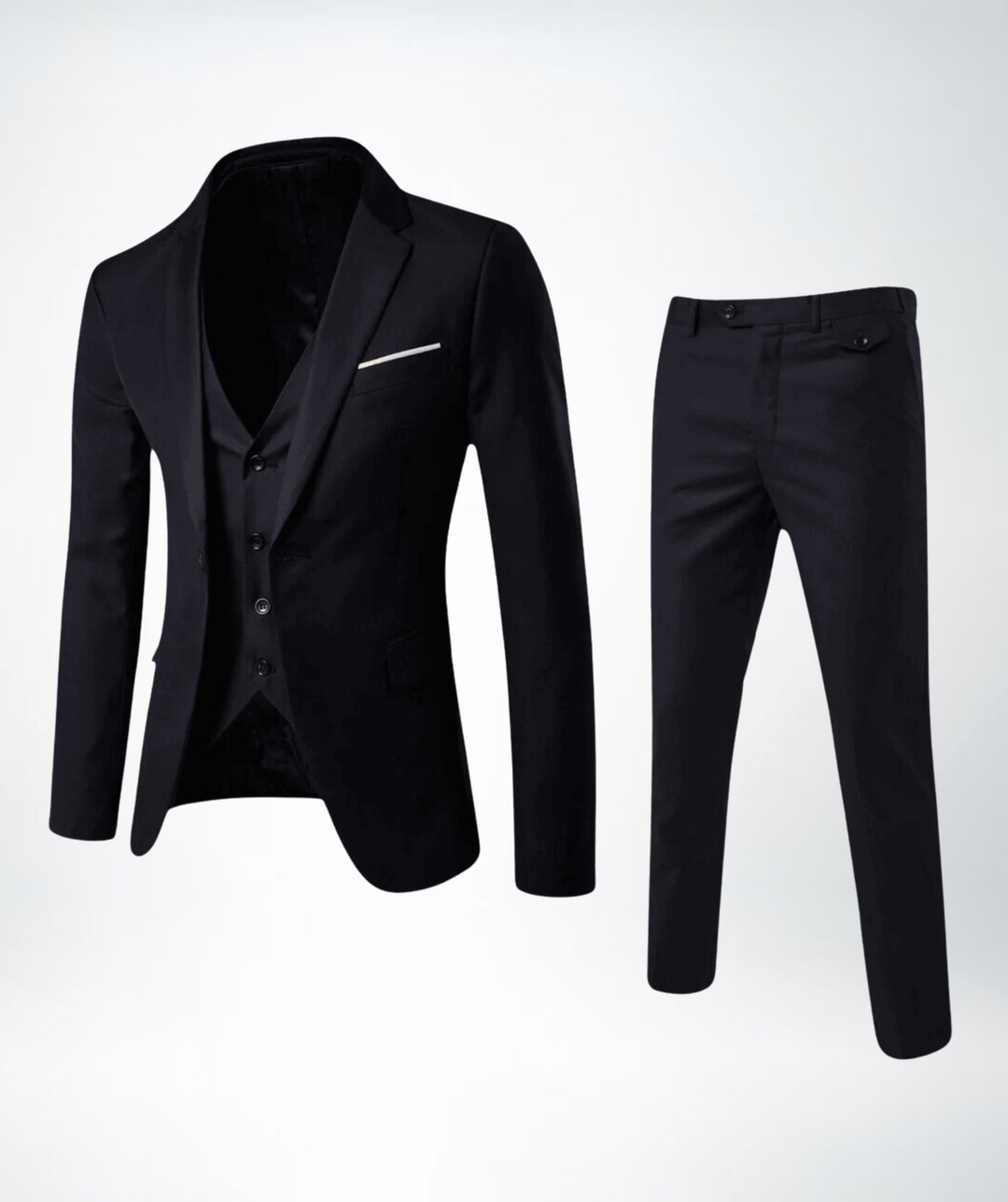 Teodoro | Traje de invierno de tres piezas formal elegante para hombre