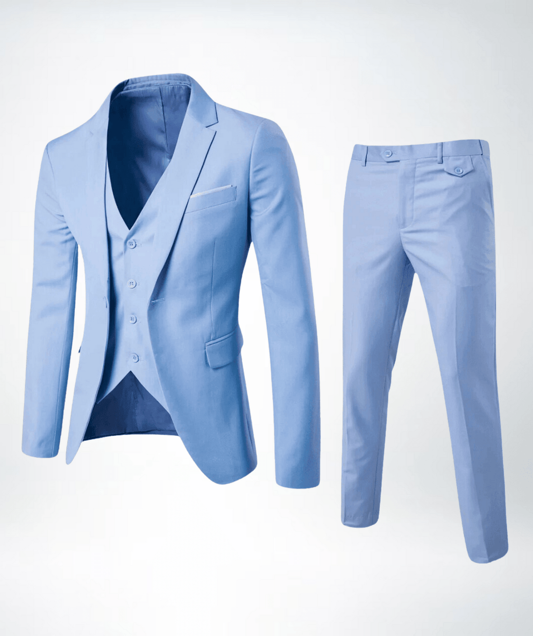Teodoro | Traje de invierno de tres piezas formal elegante para hombre