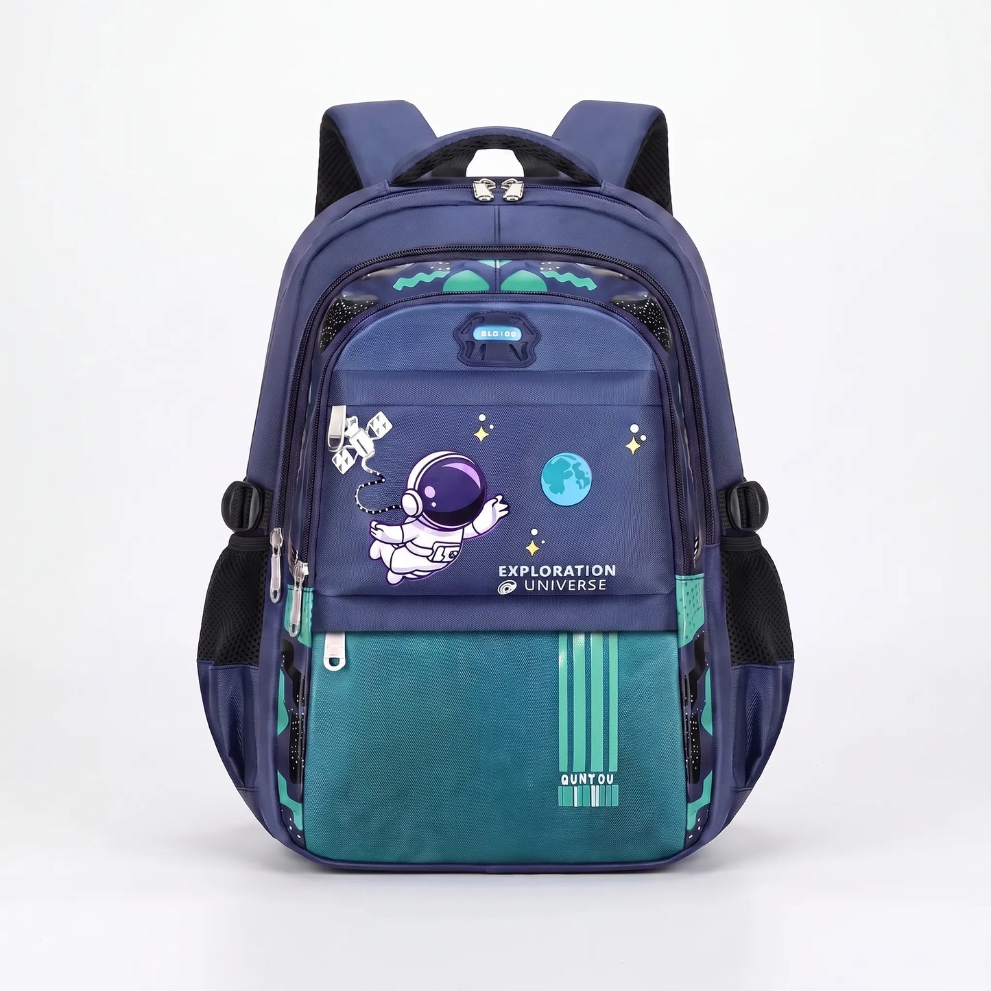 Neli | Mochila escolar con varios compartimentos y astronauta