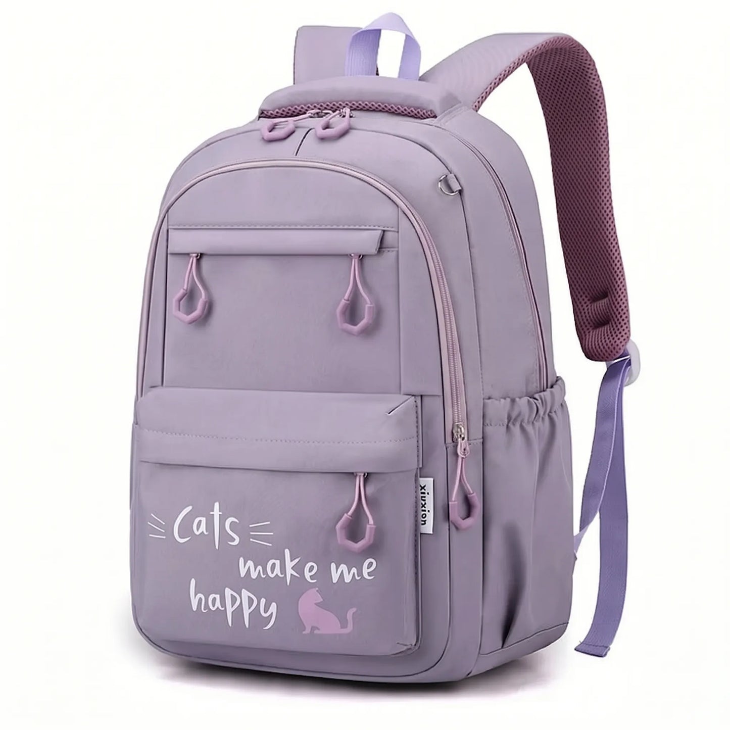 Kuri | Mochila escolar con varios compartimentos y bolsillo frontal