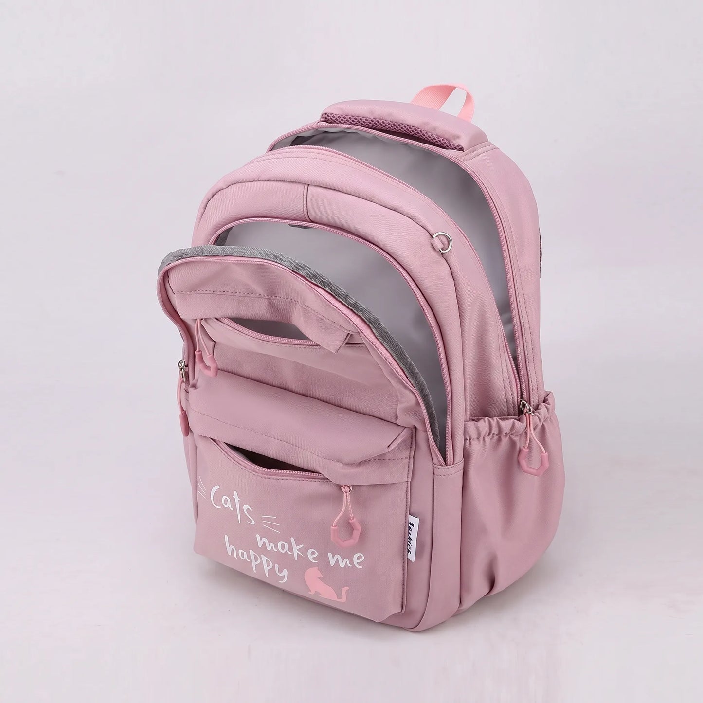 Kuri | Mochila escolar con varios compartimentos y bolsillo frontal