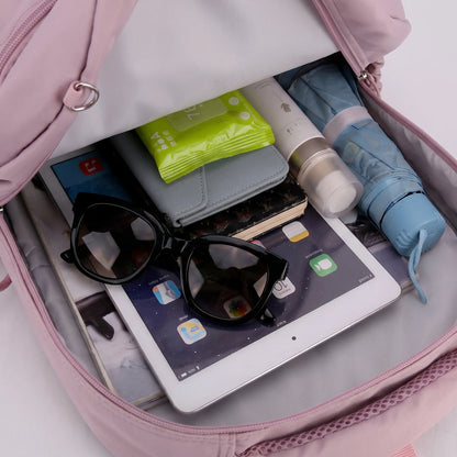 Kuri | Mochila escolar con varios compartimentos y bolsillo frontal