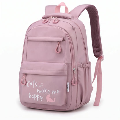 Kuri | Mochila escolar con varios compartimentos y bolsillo frontal