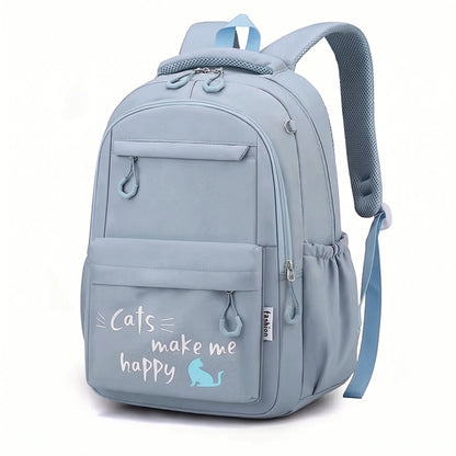 Kuri | Mochila escolar con varios compartimentos y bolsillo frontal