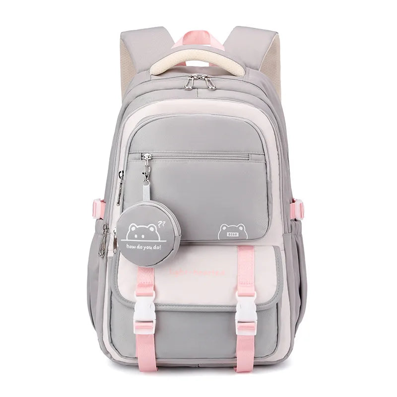 Yani | Mochila escolar con varios bolsillos y compartimento frontal