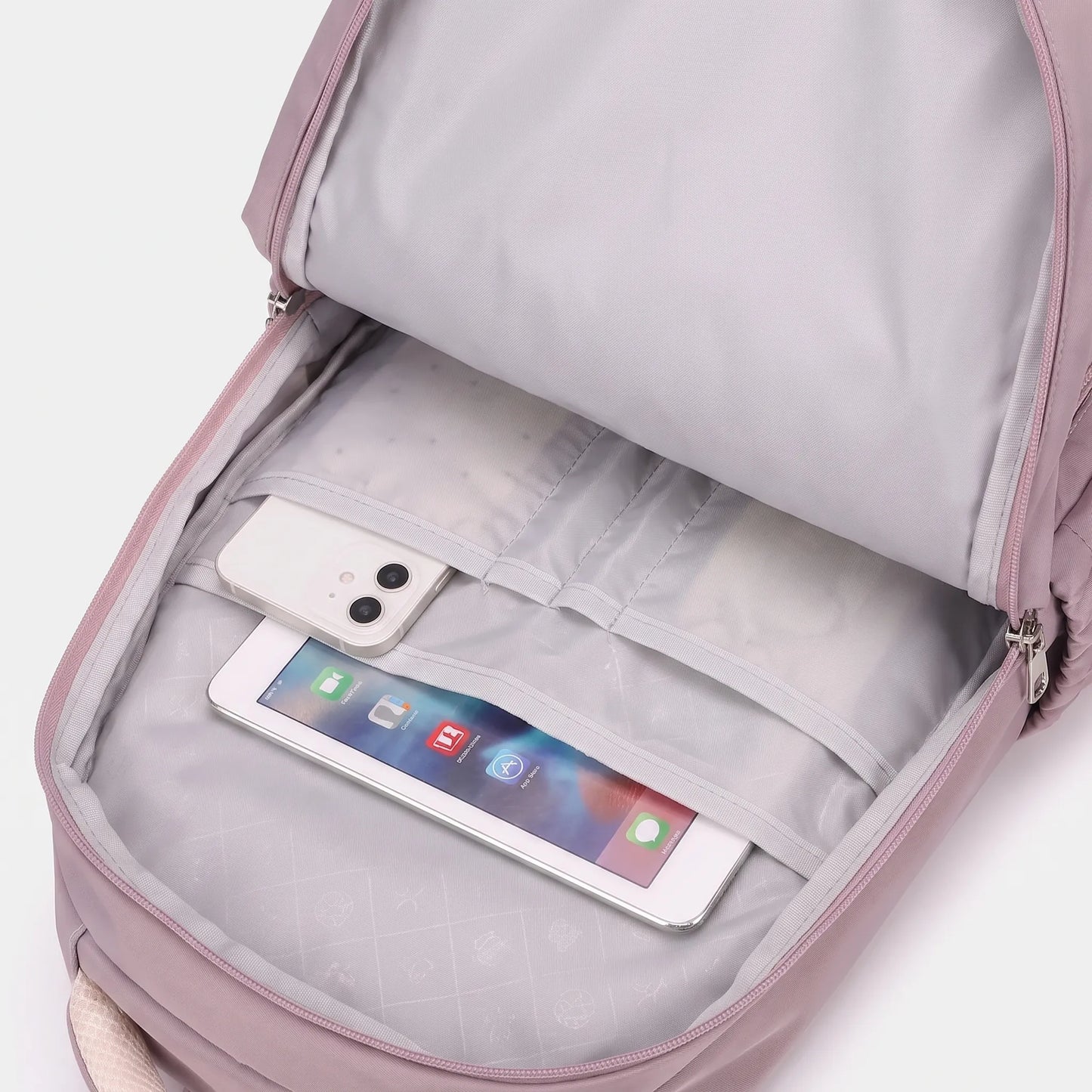 Yani | Mochila escolar con varios bolsillos y compartimento frontal