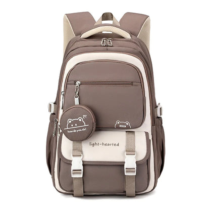 Yani | Mochila escolar con varios bolsillos y compartimento frontal