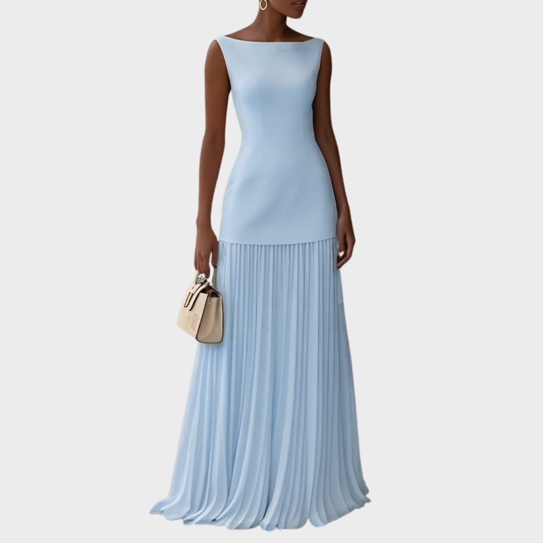 Maribella | Women's Pleated Sleeveless Dress | Elegant