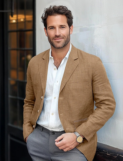 Camilo | Blazer mit Knopfverschluss und klassischen Revers