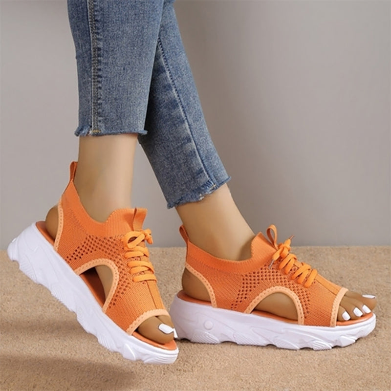 Nerissa | Women's Lace-up Sports Sandals with Adjustable Fit | Trendy