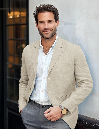 Camilo | Blazer mit Knopfverschluss und klassischen Revers