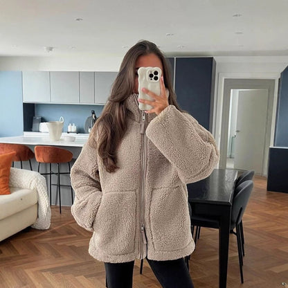 Daniela | Oversize-Fleecejacke für Damen mit warmem Stoff
