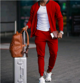 Casiano | Reise-Set für Herren mit Jacke und eng anliegenden Jogginghosen | Dynamisch