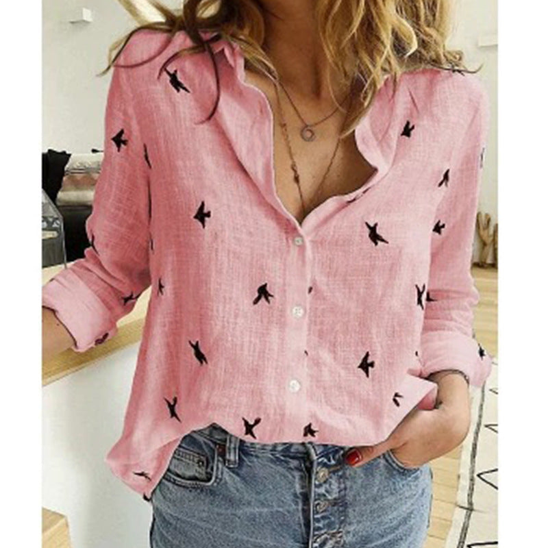 Benilde | Blusa para mujer con manga larga y botones