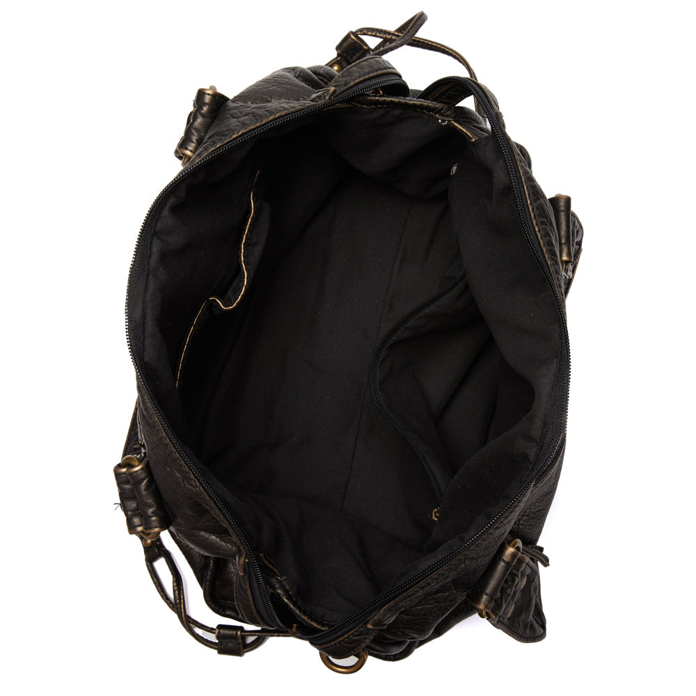 Raquel | Bolso Grande de Hombro con Bolsillos y Cremallera