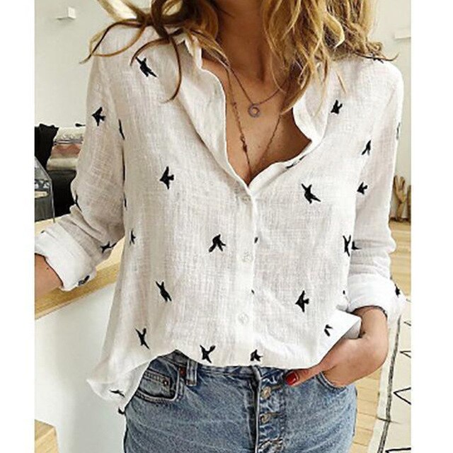 Benilde | Blusa para mujer con manga larga y botones
