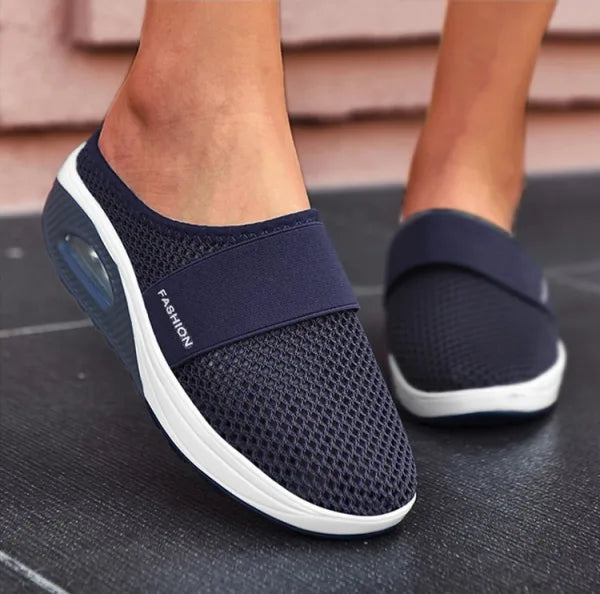 Manuela | Damensandalen ohne Verschluss mit atmungsaktivem Design  