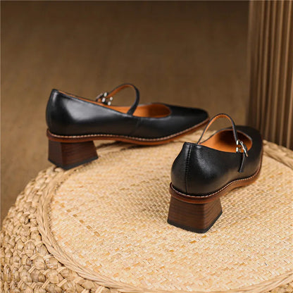 Brionda | Blockabsatz-Schuhe mit Riemen für Damen, Winter und Frühling  