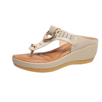 Adelina | Sandalias ortopédicas con cuña y tira ajustable