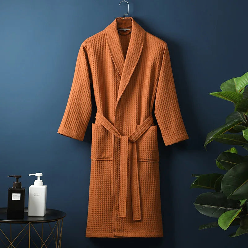 Alveris | Women's Waffle Knit Comfortable Spring Robe