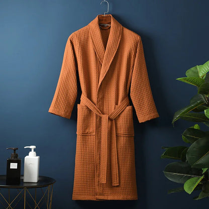 Alveris | Women's Waffle Knit Comfortable Spring Robe