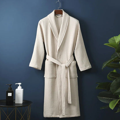 Alveris | Women's Waffle Knit Comfortable Spring Robe