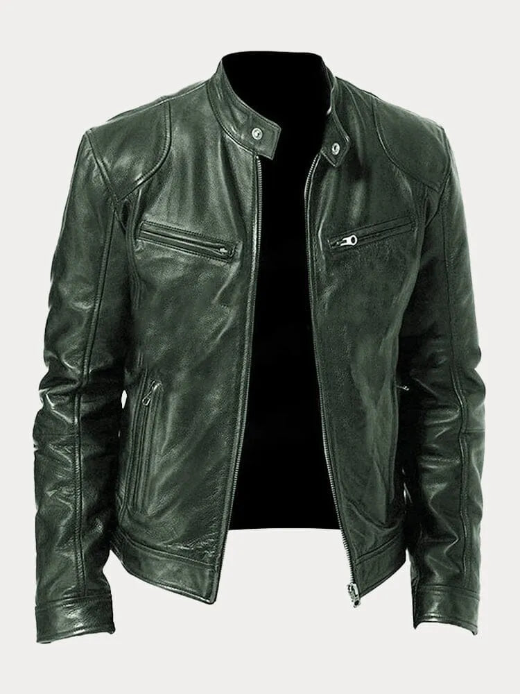 Julián | Chaqueta para hombre con cuello alto y cremallera