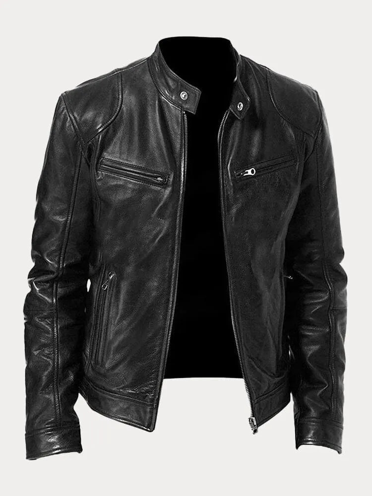 Julián | Chaqueta para hombre con cuello alto y cremallera