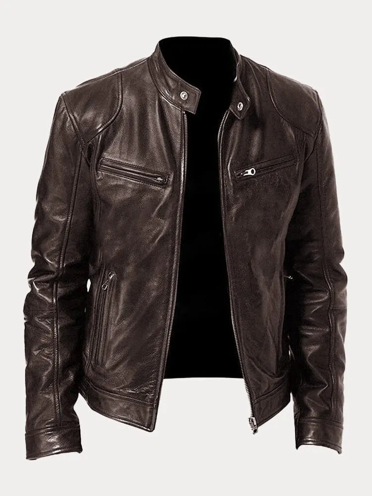 Julián | Chaqueta para hombre con cuello alto y cremallera