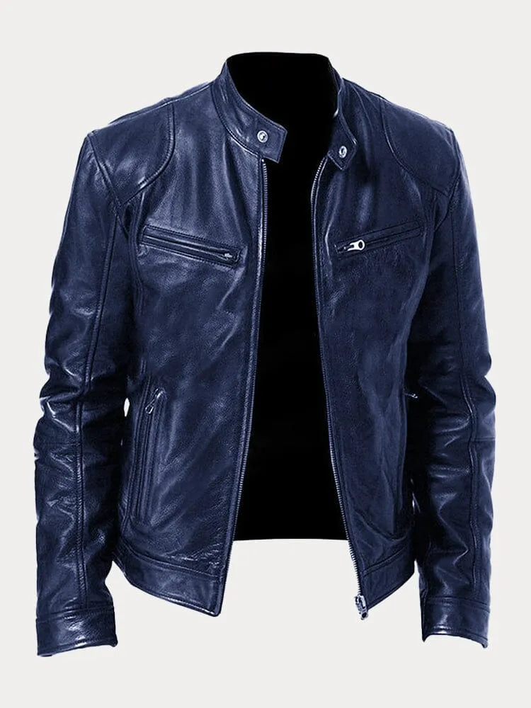 Julián | Chaqueta para hombre con cuello alto y cremallera