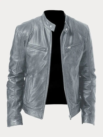Julián | Chaqueta para hombre con cuello alto y cremallera