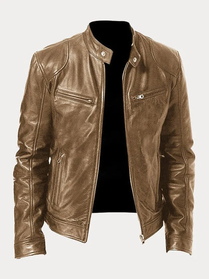 Julián | Chaqueta para hombre con cuello alto y cremallera