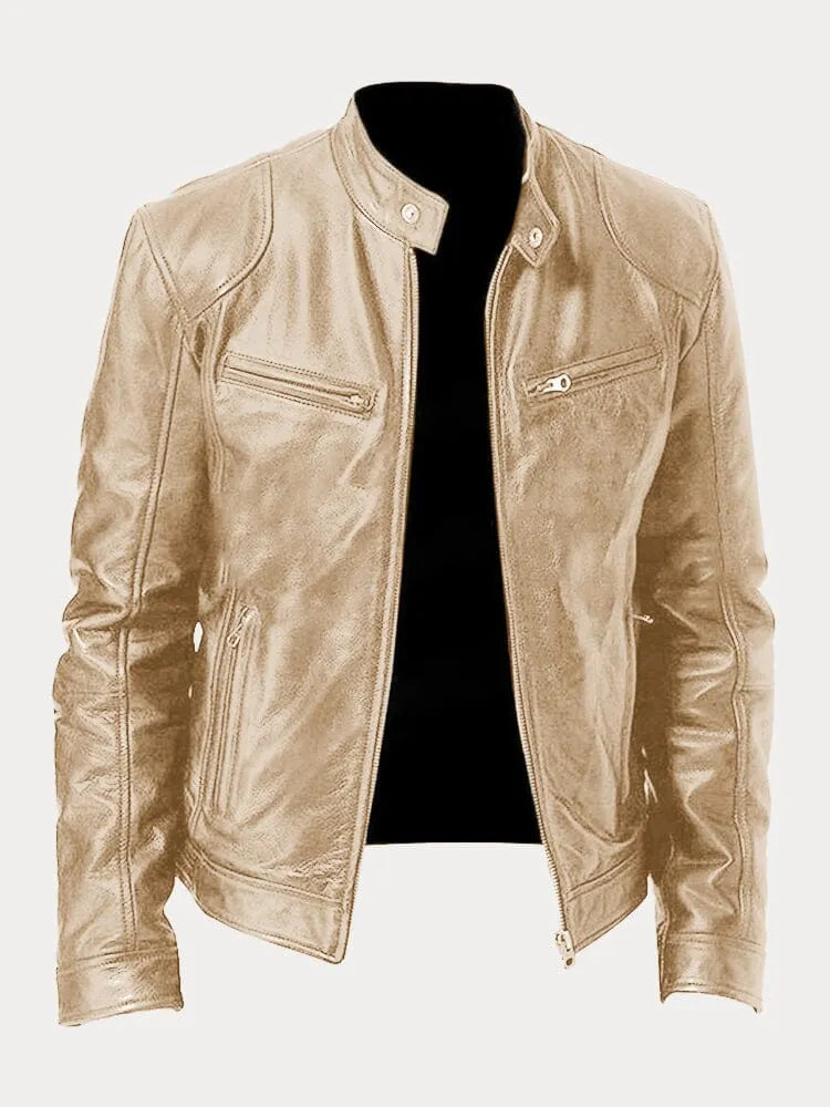 Julián | Chaqueta para hombre con cuello alto y cremallera