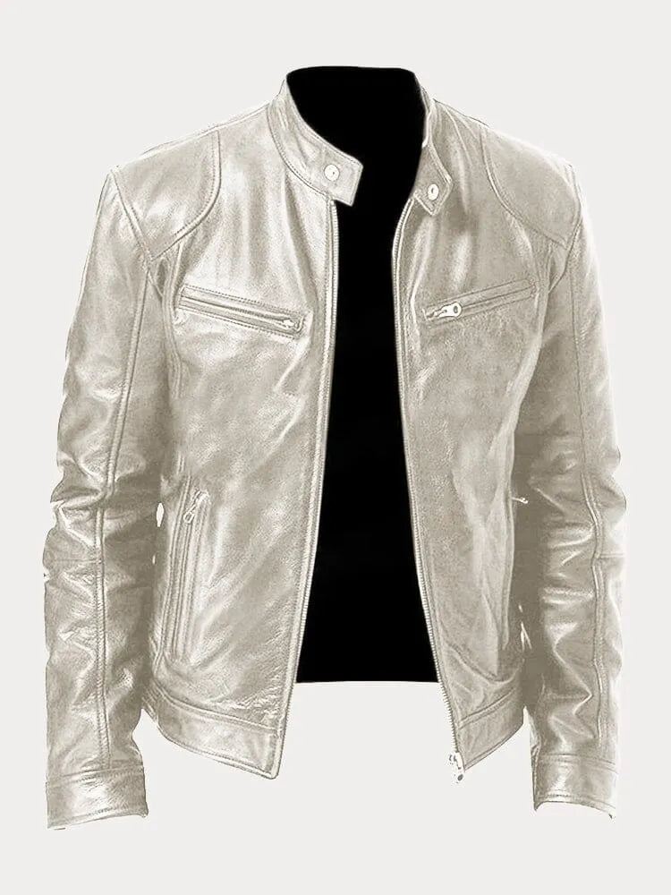Julián | Chaqueta para hombre con cuello alto y cremallera