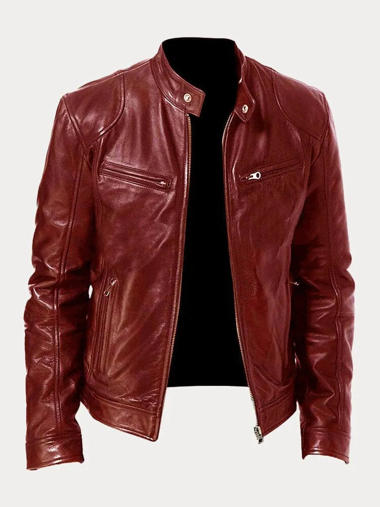 Julián | Chaqueta para hombre con cuello alto y cremallera