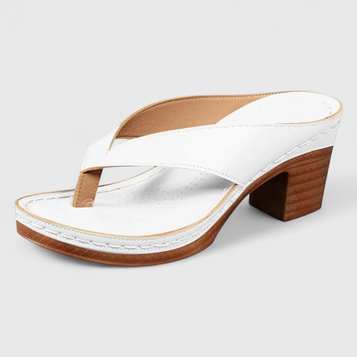 Amapola | Orthopedic heels with open design and wedge
