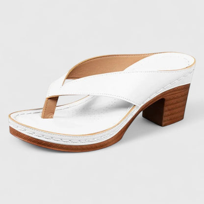 Amapola | Orthopedic heels with open design and wedge