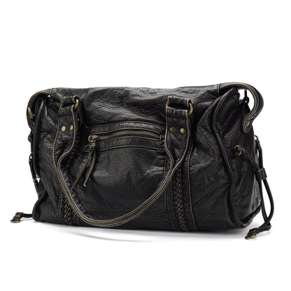 Raquel | Bolso Grande de Hombro con Bolsillos y Cremallera