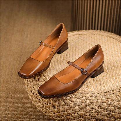Brionda | Blockabsatz-Schuhe mit Riemen für Damen, Winter und Frühling  