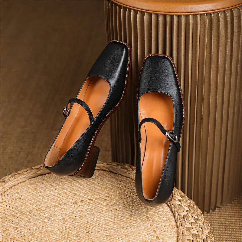 Brionda | Blockabsatz-Schuhe mit Riemen für Damen, Winter und Frühling  