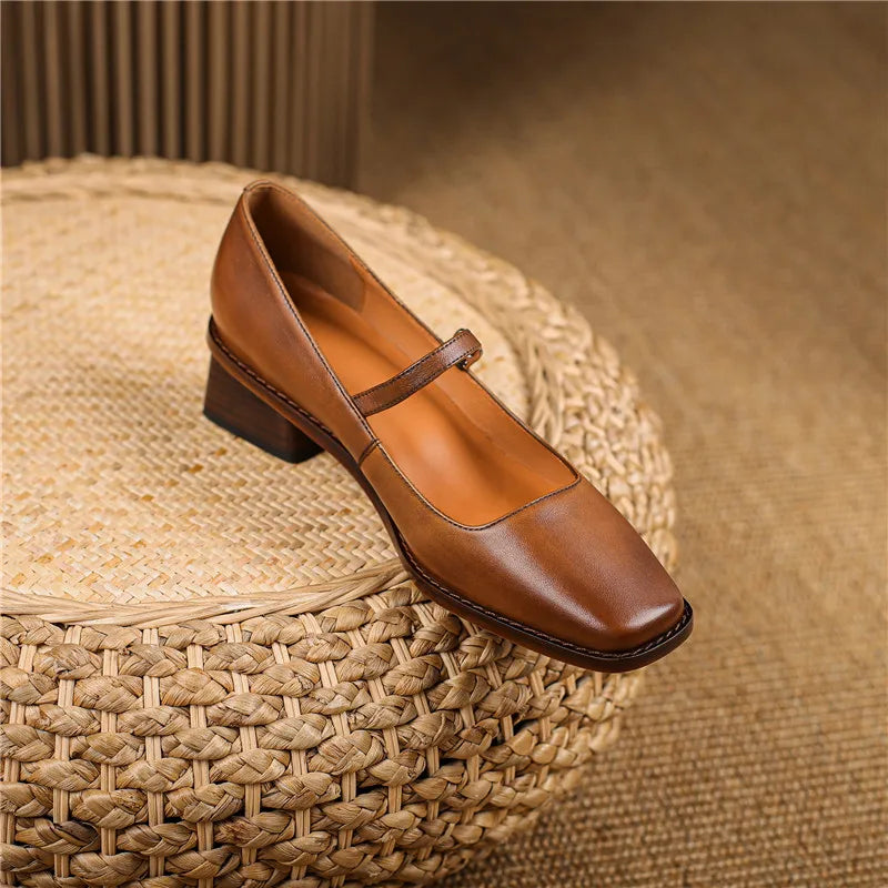Brionda | Blockabsatz-Schuhe mit Riemen für Damen, Winter und Frühling  