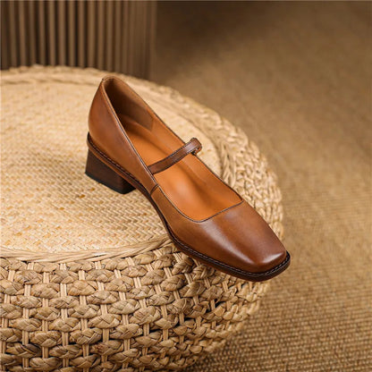 Brionda | Blockabsatz-Schuhe mit Riemen für Damen, Winter und Frühling  
