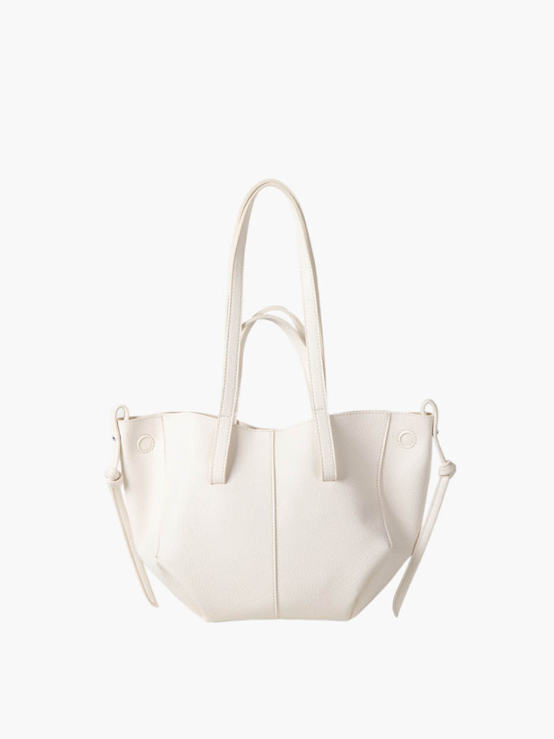 Inés | Bolso shopper lujoso con doble asa y diseño liso