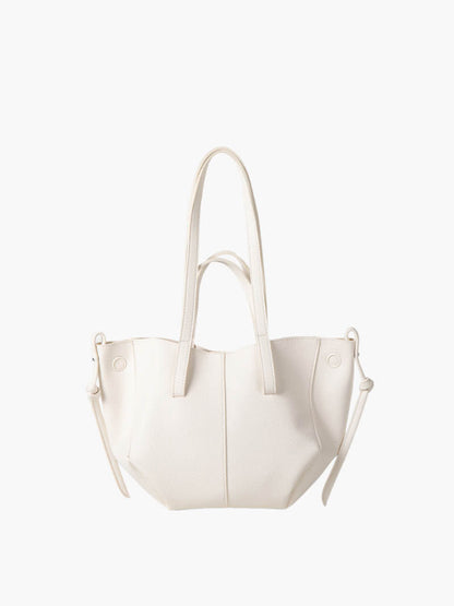 Inés | Bolso shopper lujoso con doble asa y diseño liso