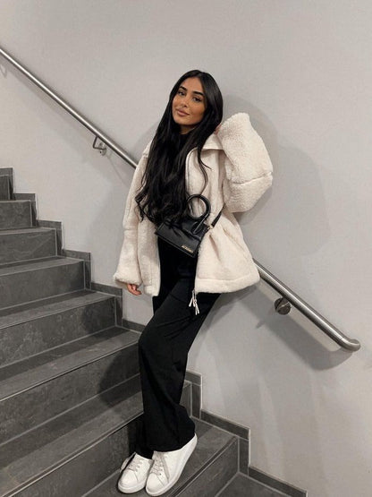 Daniela | Oversize-Fleecejacke für Damen mit warmem Stoff