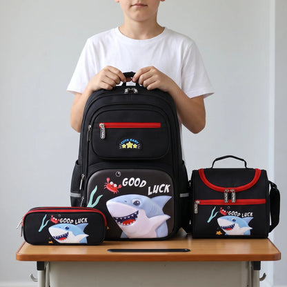 Timi | Set de mochila escolar con bandolera y estuche tres piezas