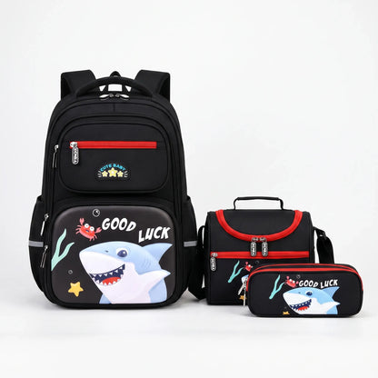 Timi | Set de mochila escolar con bandolera y estuche tres piezas