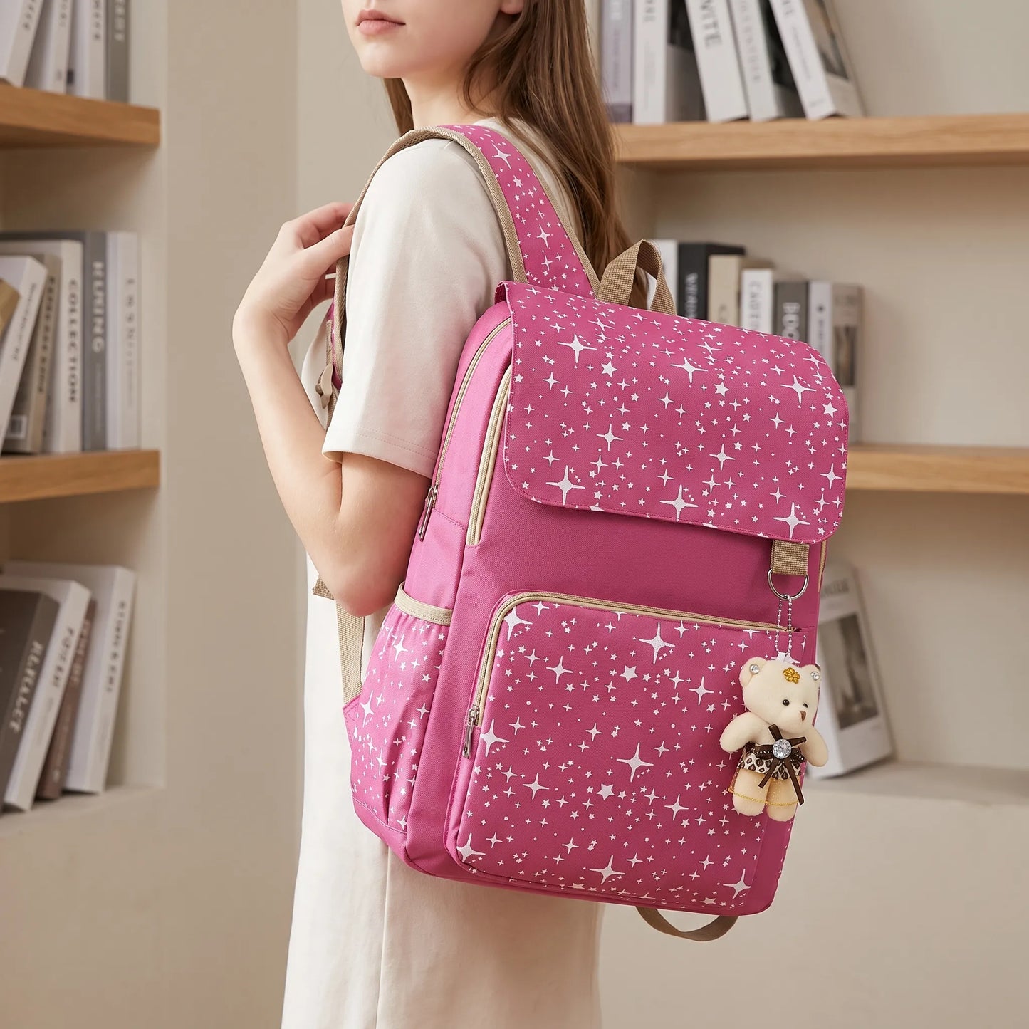 Nori | Set de tres piezas con mochila bandolera y estuche
